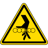 Знак «Заплутування в роликах»