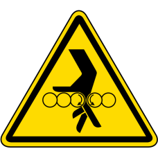 Знак «Заплутування в роликах»