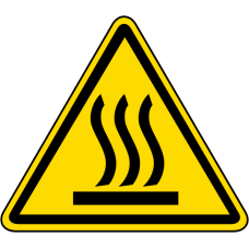 Знак «Гаряча поверхня»