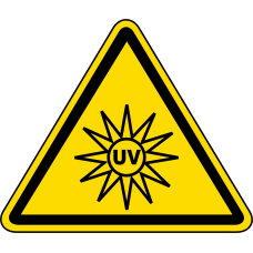 Знак «Небезпека ультрафіолетового випромінювання»
