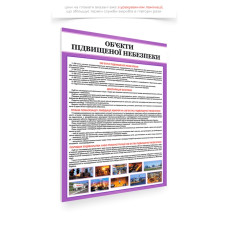 Плакат «Об'єкти підвищеної небезпеки»