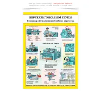 Плакат «Верстати токарної групи»